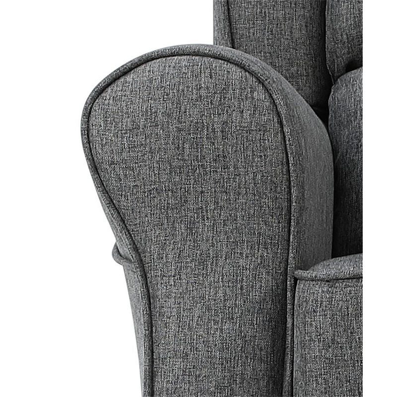 Chaise berçante en tissu Fabien (chaise incluse seulement)