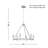 Sapello Plug & Play 6-Light Chandelier in Transitional and Modern Style-85.95 Inches Tall and 24 Inches Wide-107379171