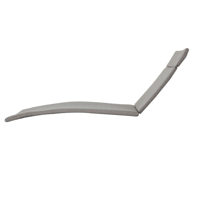 52005.00CUSH-CHR (1PCS) Salem Outdoor Chaise Lounge Cushion (Without Chaise Lounge), Charcoal