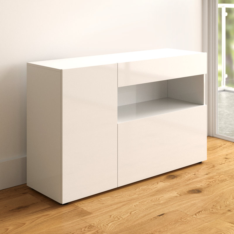 Kaliyah 330.2cm Sideboard, Gloss White