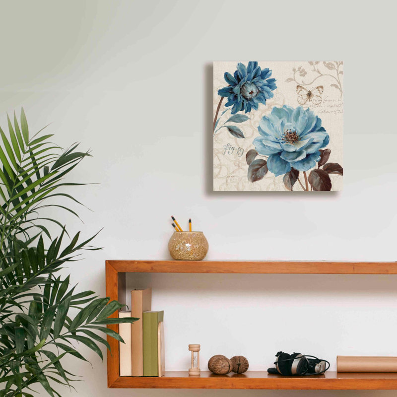 «A Blue Note III» par Lisa Audit, art mural sur toile, H 12 po x l 12 po x P 0,75 po