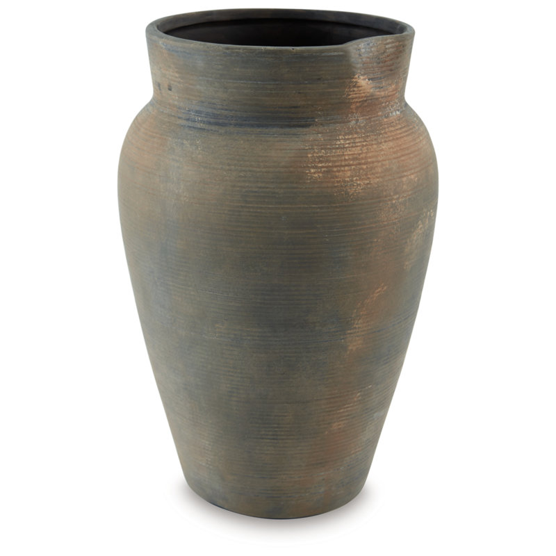 Maliki Vase, 15" H x 9.8" W x 9.8" D