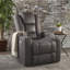 Fauteuil inclinable standard 33 po de large avec rangement pour accoudoirs et port USB