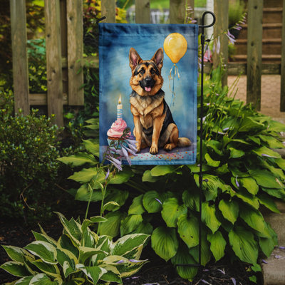 Drapeau de jardin «Happy Birthday»