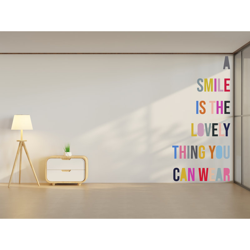 Décalcomanie murale, autocollants dentaires, sourire, H 21 po x l 10 po