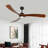 72 Inch Wood Ceiling Fan With  Light, Low Profile Ceiling Fan  With Remote Control,Noiseless Reversible Dc Motor With Timer-1845179797