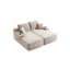 Canapé modulaire Cloud avec méridienne double et tissu moelleux confortable-497438296