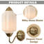 Applique murale en verre de lait Intage