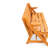 2-in-1 Transforming Interchangeable Outdoor Wooden Picnic Table Garden Bench