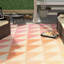 Tapis ivoire / rose / orange en laine touffeté à la main Glory-20383269
