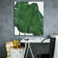 "Eper Graffiti" Emerald Banana Leaves 2 "par Janelle Penner, art mural sur toile-106172577