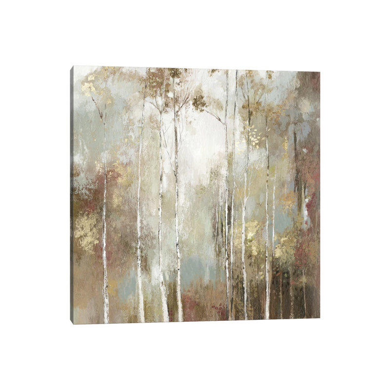 Fine Birch I by Allison Pearce - Painting on Canvas, 93.98 cm H x 93.98 cm W x 1.91 cm D, No Frame
