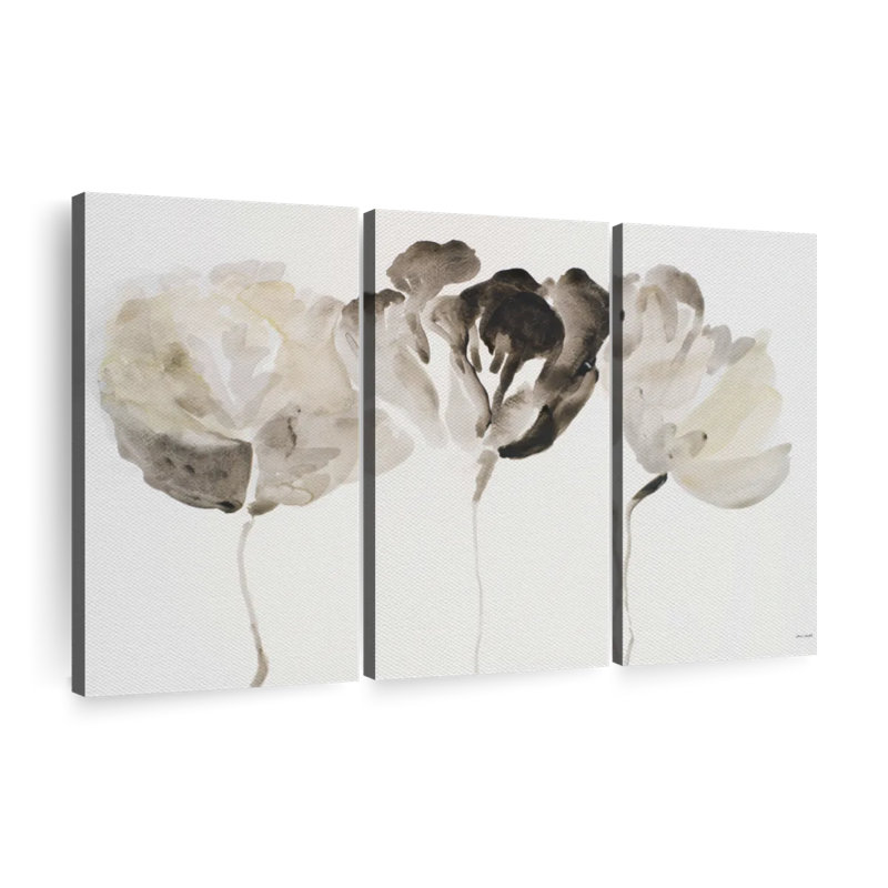 Trio sur toile, impression sur toile, H 20 po x l 33 po