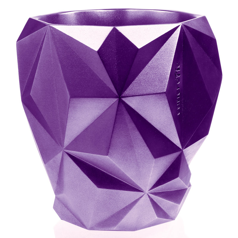 Handmade Planter, Violet Metallic
