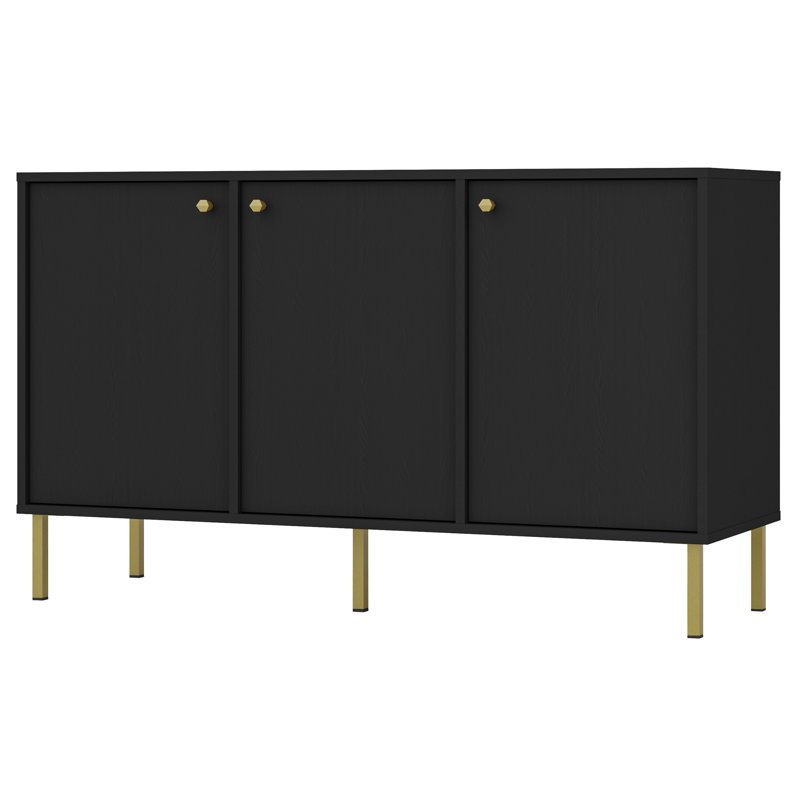 Alexxandra 124.5cm Sideboard, Black
