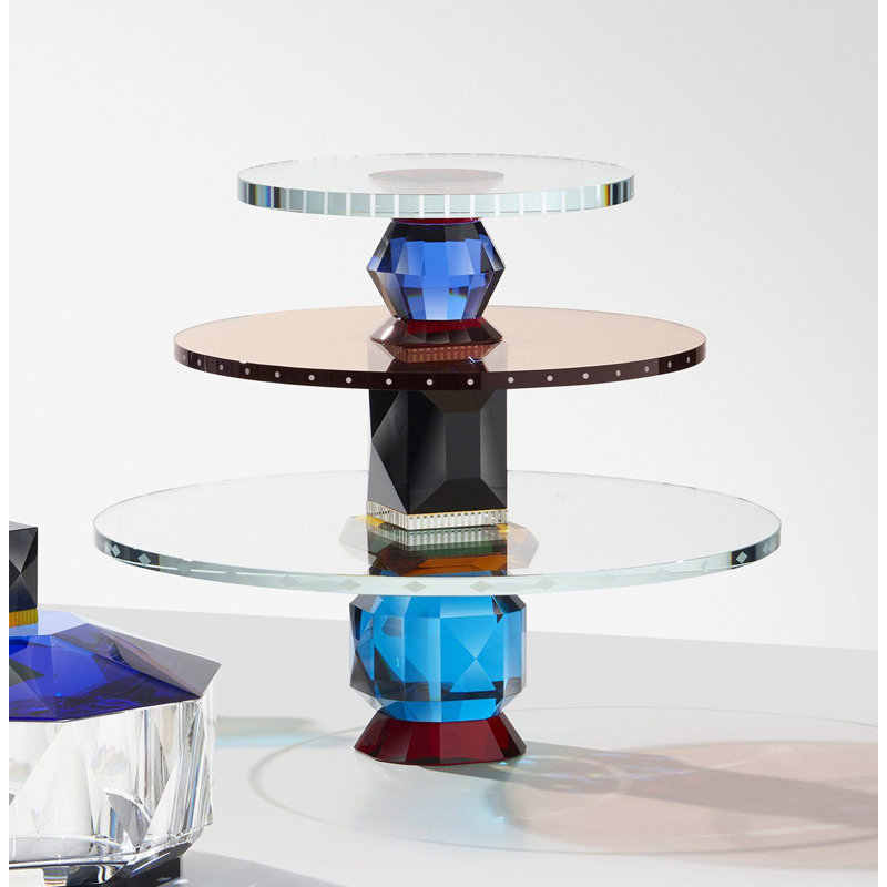 Oklahoma Crystal Tiered Stand