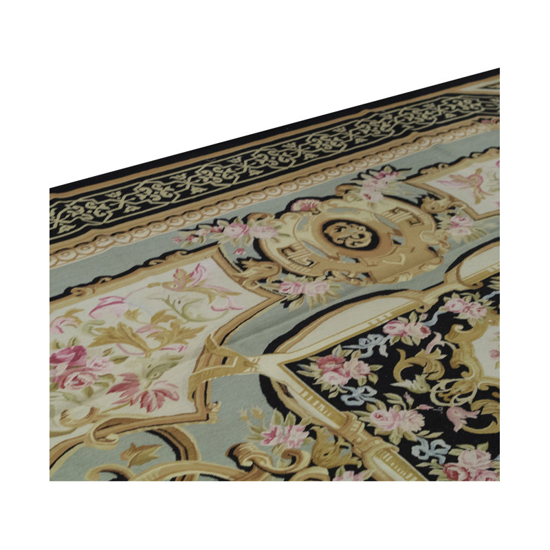 Aubusson Renaissance Wool Oriental Area Rug