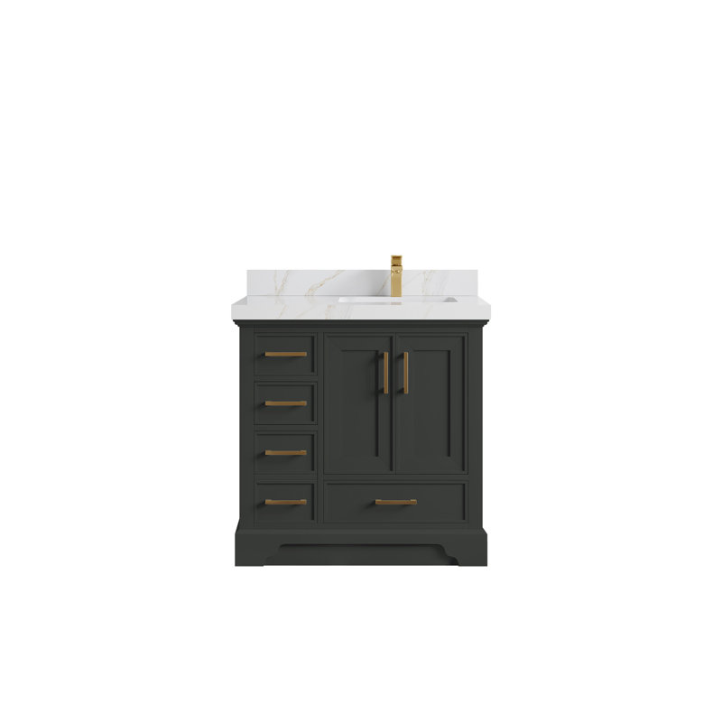 Ensemble de meuble-lavabo simple 36 po avec plateau Jettson