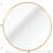 Akeela Aluminium Alloy Round Wall Bathroom Mirror-1089142898-1089142862