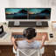 Glass Monitor Stand