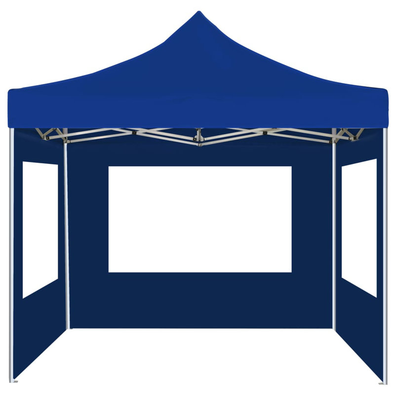 Abney 7.62m x 7.62m Metal Party Tent, Blue, 78.74 "H x 78.74 "W x 124 "D