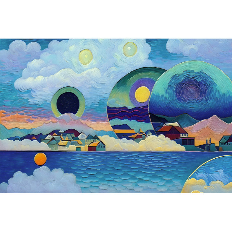 Modern Earth 41, 20" H x 30" W