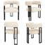 Fabric Upholstered Metal Armchair-1116653612-1116653613