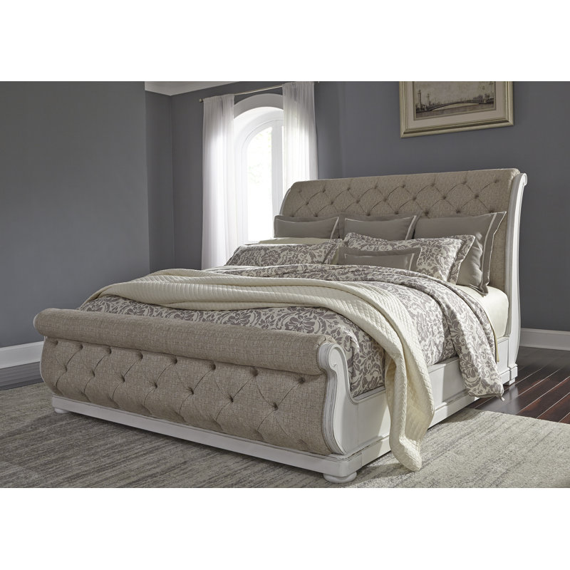 Farnham Upholstered Sleigh Bed, King