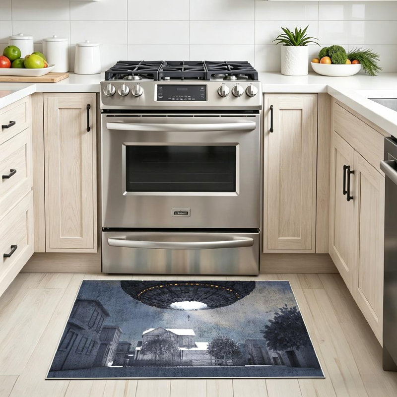 Tapis d'intérieur lavable Clear Film, Rectangle 32 po x 47 po