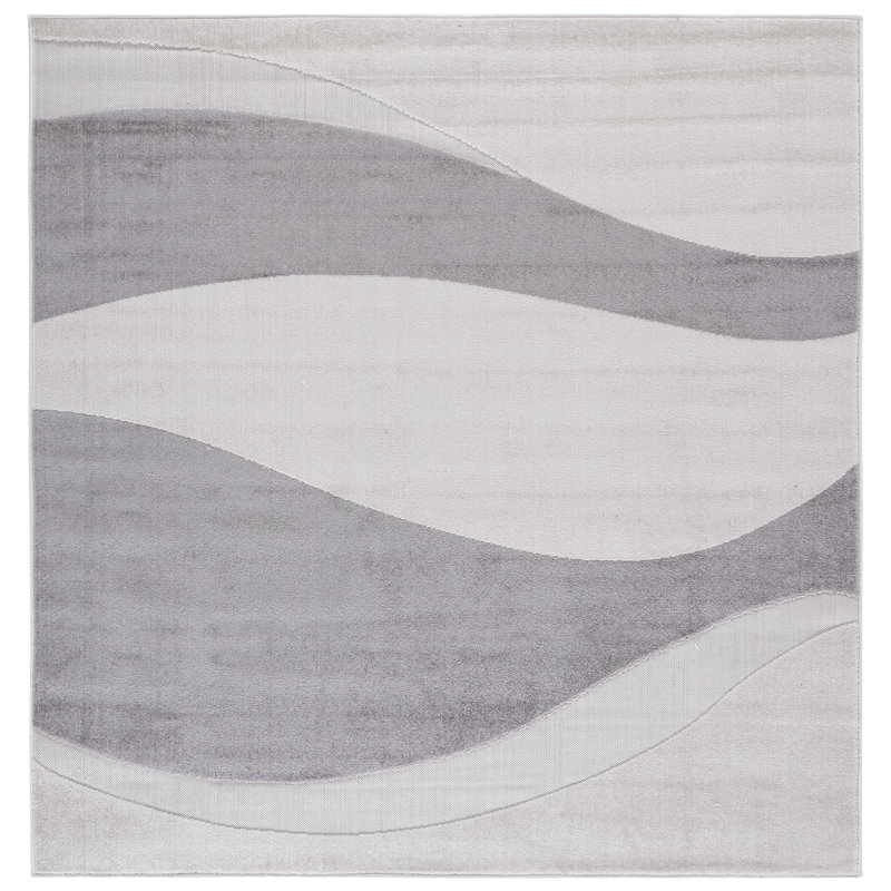 Stella Performance Abstract Indoor Rug, Square 6'7"