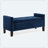 Hasaun Velvet Upholstered Storage Bench-1134219895