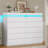 Tall 5 Drawer Dresser With Led Light-501075048