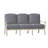 Casa 77.75'' Wide Aluminum Patio Sofa with Cushions-26092603-26092598