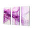 Blanc et mauve Fab Waves I - art mural géométrique-671122050-671122048
