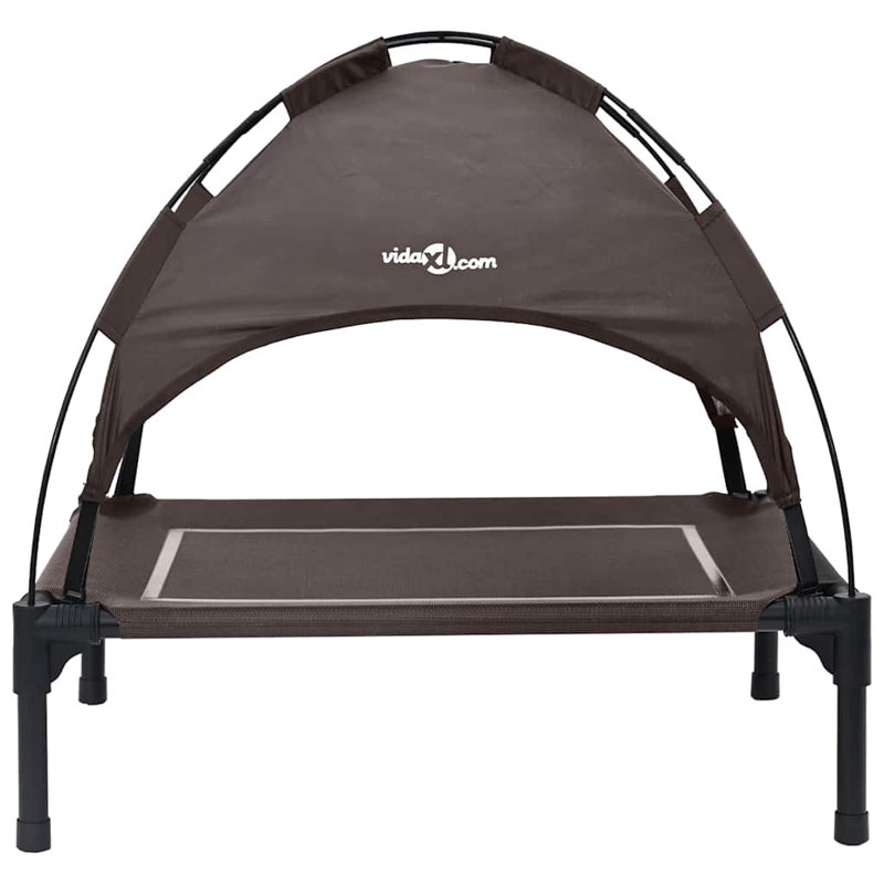 Oxford Fabric Pet Bed, Brown, 70cm H x 71cm W x 64cm D