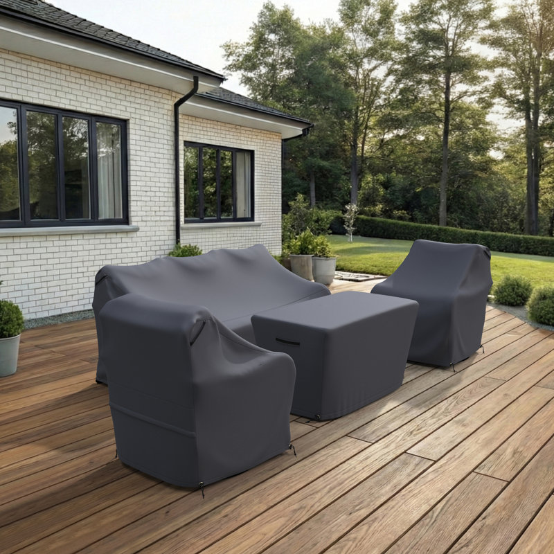 Tapasi 4 Piece Patio Conversation Sets Group Seating Outdoor Furniture Covers