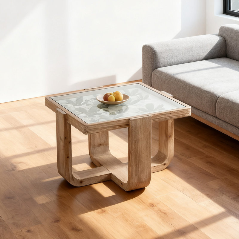 Table basse Modern, H 19,69 po x L 23,43 po x l 23,43 po