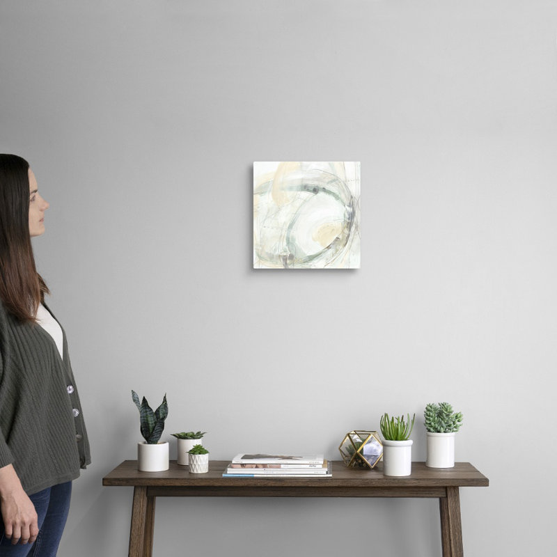 Reproduction d’art, "conjecture I" par June vess, Toile tendue, H 12 po x l 12 po x 1,25 po