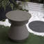 Tabouret décoratif de jardin, table d'appoint robuste robuste en faux terrazzo