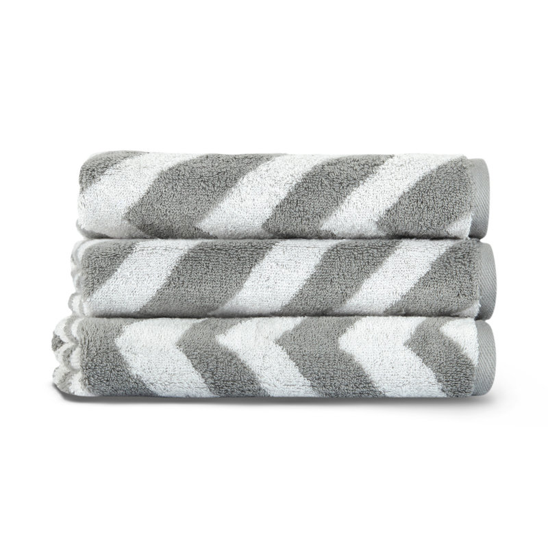 Premium 100% Cotton Wash Towel, White & Grey, 13.0 x 13.0 inches | 500 g/m² for Superior Absorbency | Gentle Machine Wash, Tumble Dry, Iron Safe | Perfect for Spa, Home, and Daily Use, Soft and Durable