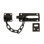 Garde-porte Deltana CDG35U26D, chaîne / verrou de porte en chrome brossé