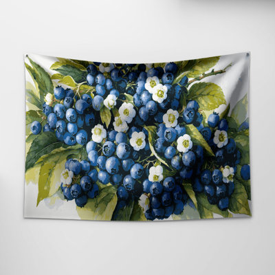 Tapisserie murale «Fruit Blueberry Highbush»