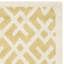 Teresita Sinem Geometric Handmade Tufted Wool Light Gold Area Rug-19273763