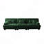 Canapé modulaire 3 places à assise profonde et canapé modulaire, canapé en chenille, meubles rembourrés et confortables pour salon, appartement, studio, bureau, chenille-814350576-814350581