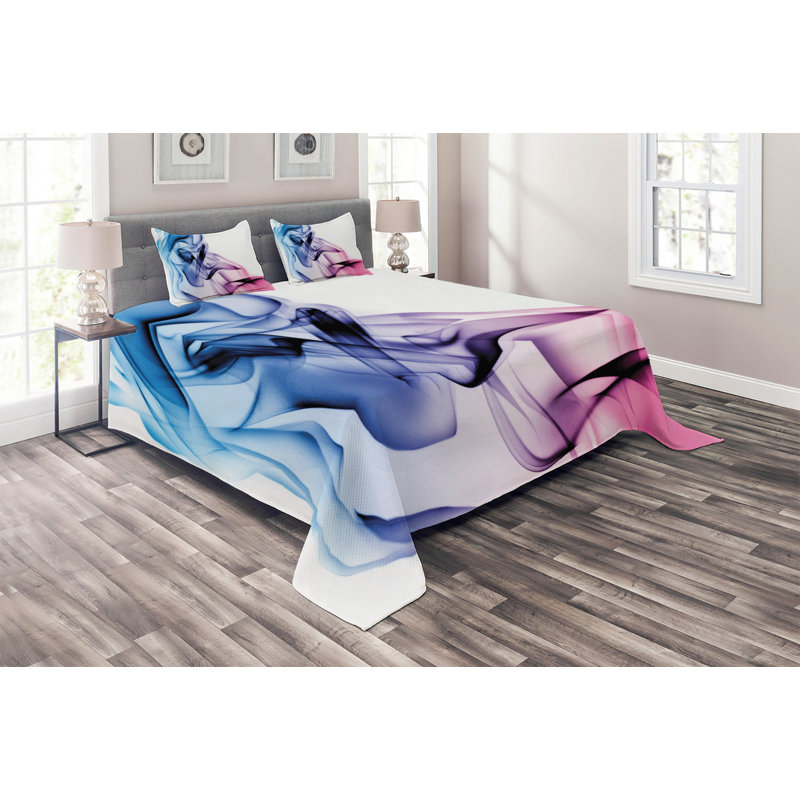Modern & Contemporary Polyester Abstract Coverlet