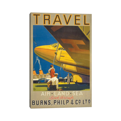 Art Travel - Wrapped Canvas Print