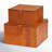 Brownsburg 2 Piece Handmade Faux Leather Decorative Box Set-765239754-764850801