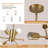 8-light Modern Sputnik Chandelier