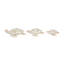 Ensemble de 3 figurines en polystone Hollymead