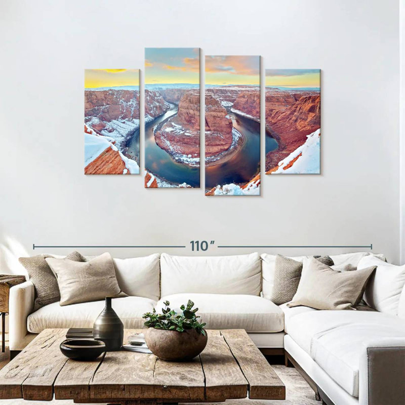 Alvord Horseshoe Bend River, 48'' H x 75'' W
